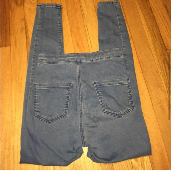 Topshop Joni Jeans 28 Medium Wash High Rise - Picture 3 of 4